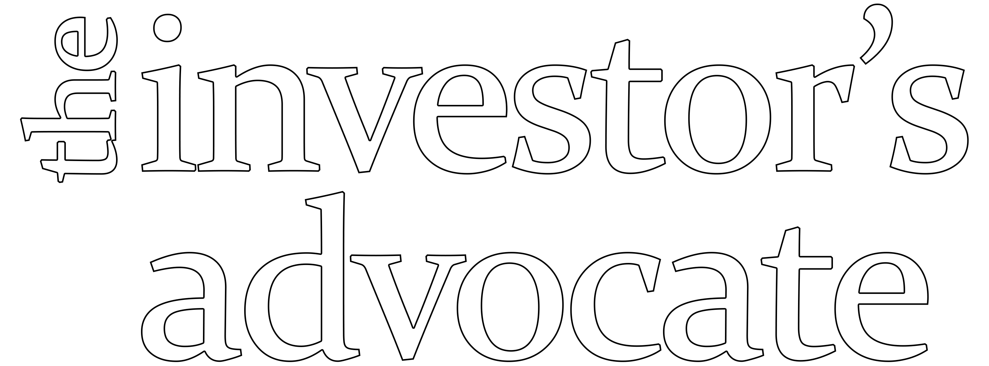 The Investor's Advocate's Logo