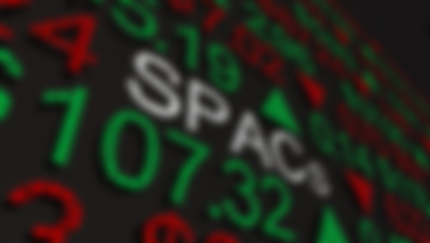 A thumbnail showcasing the acronym SPACs on a ticker board resembling the NYSE.